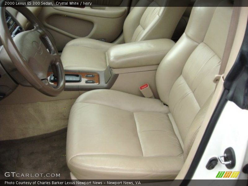 Crystal White / Ivory 2000 Lexus ES 300 Sedan
