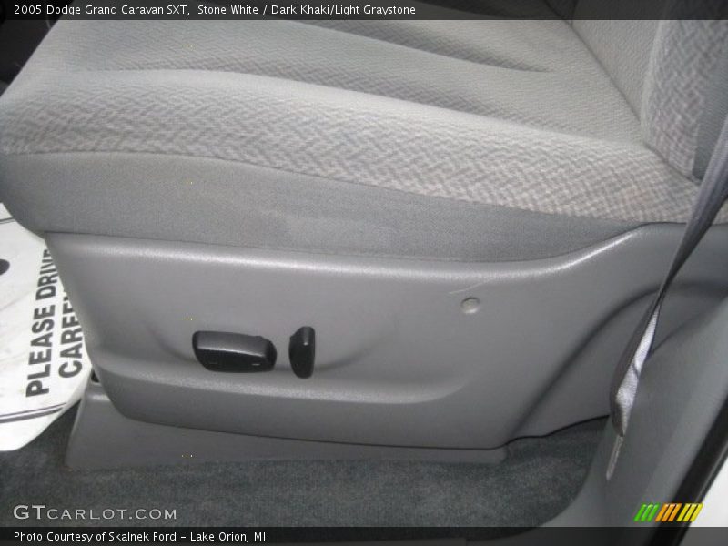 Stone White / Dark Khaki/Light Graystone 2005 Dodge Grand Caravan SXT