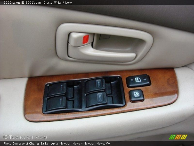 Crystal White / Ivory 2000 Lexus ES 300 Sedan