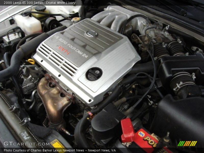 Crystal White / Ivory 2000 Lexus ES 300 Sedan