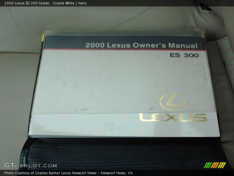 Crystal White / Ivory 2000 Lexus ES 300 Sedan