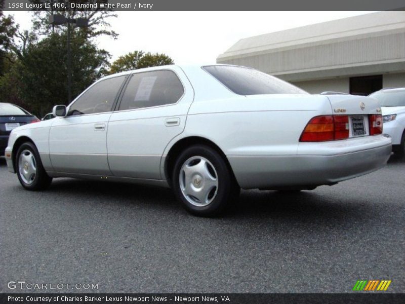 Diamond White Pearl / Ivory 1998 Lexus LS 400