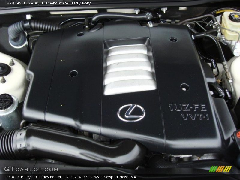 Diamond White Pearl / Ivory 1998 Lexus LS 400