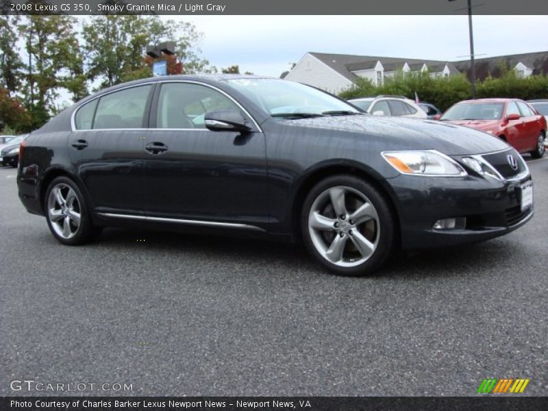 Smoky Granite Mica / Light Gray 2008 Lexus GS 350