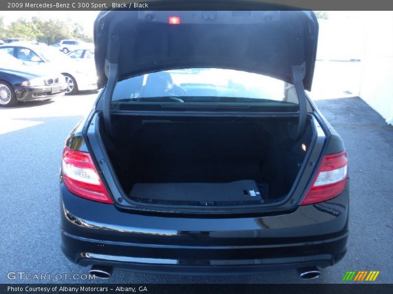 Black / Black 2009 Mercedes-Benz C 300 Sport