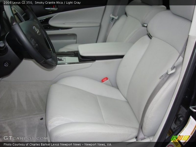 Smoky Granite Mica / Light Gray 2008 Lexus GS 350