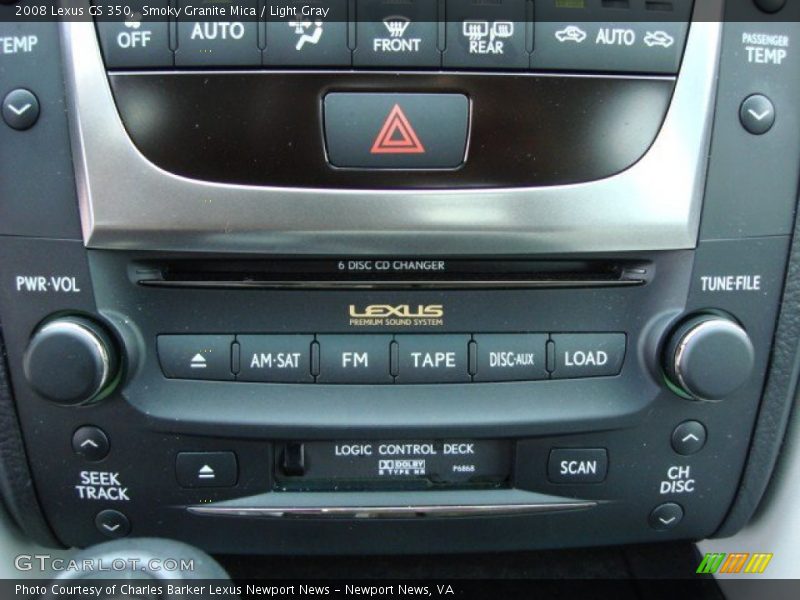 Smoky Granite Mica / Light Gray 2008 Lexus GS 350