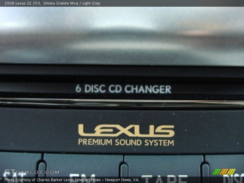Smoky Granite Mica / Light Gray 2008 Lexus GS 350