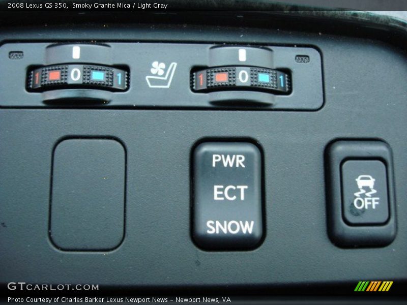 Smoky Granite Mica / Light Gray 2008 Lexus GS 350
