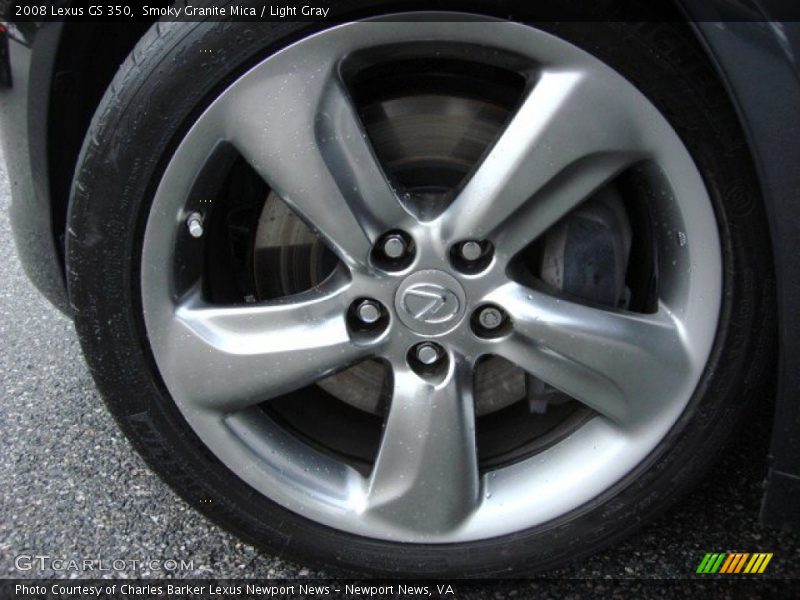 Smoky Granite Mica / Light Gray 2008 Lexus GS 350
