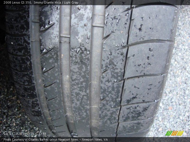 Smoky Granite Mica / Light Gray 2008 Lexus GS 350