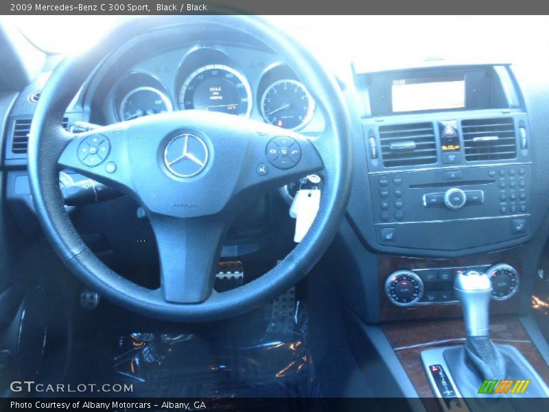 Black / Black 2009 Mercedes-Benz C 300 Sport