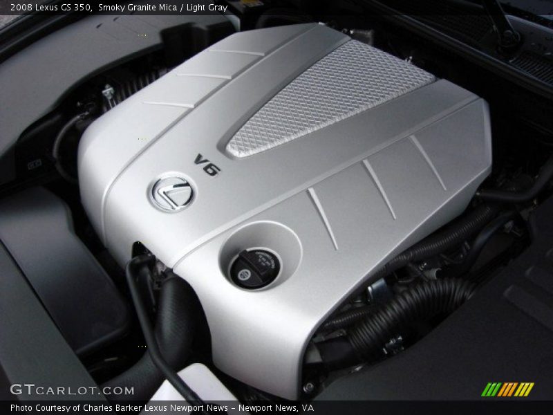 Smoky Granite Mica / Light Gray 2008 Lexus GS 350