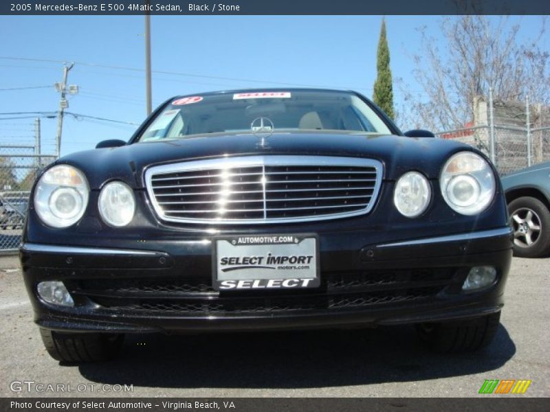 Black / Stone 2005 Mercedes-Benz E 500 4Matic Sedan