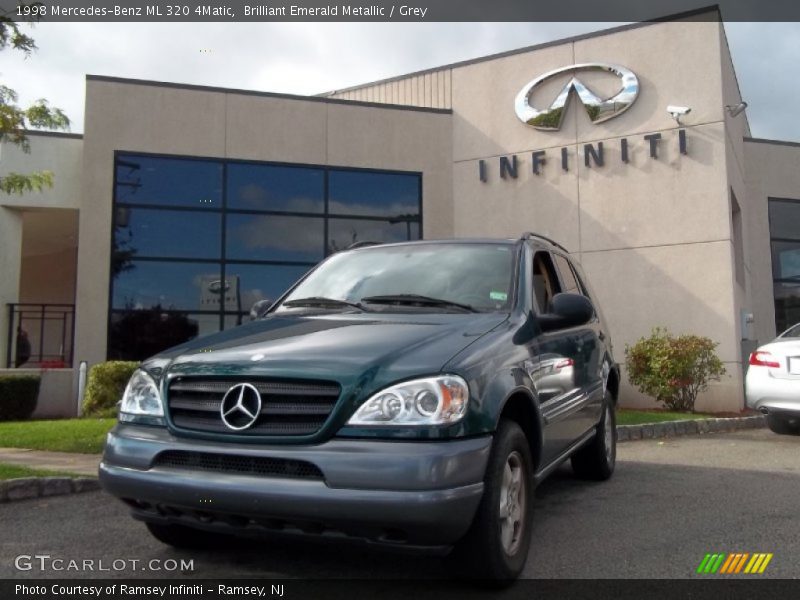 Brilliant Emerald Metallic / Grey 1998 Mercedes-Benz ML 320 4Matic