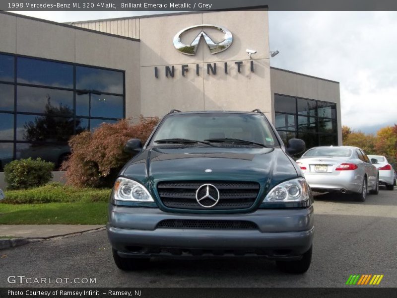 Brilliant Emerald Metallic / Grey 1998 Mercedes-Benz ML 320 4Matic