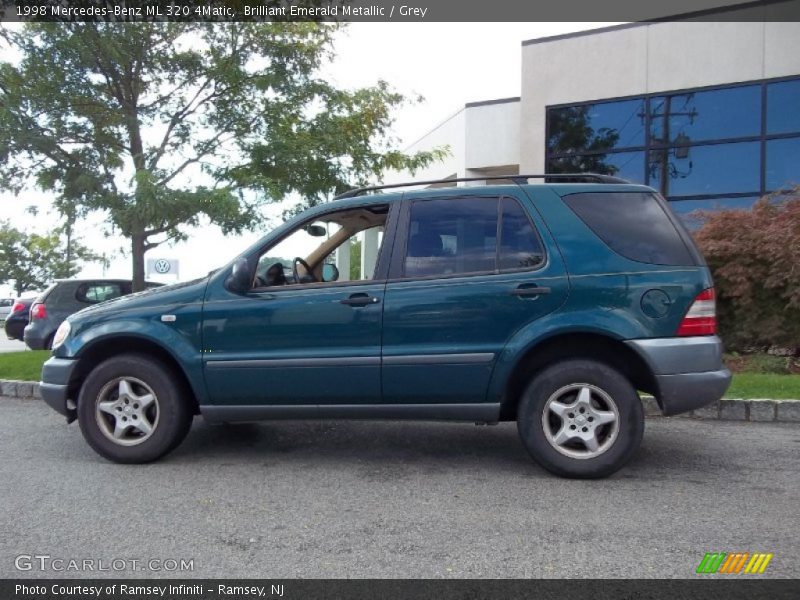 Brilliant Emerald Metallic / Grey 1998 Mercedes-Benz ML 320 4Matic