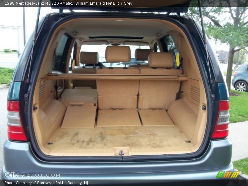 Brilliant Emerald Metallic / Grey 1998 Mercedes-Benz ML 320 4Matic
