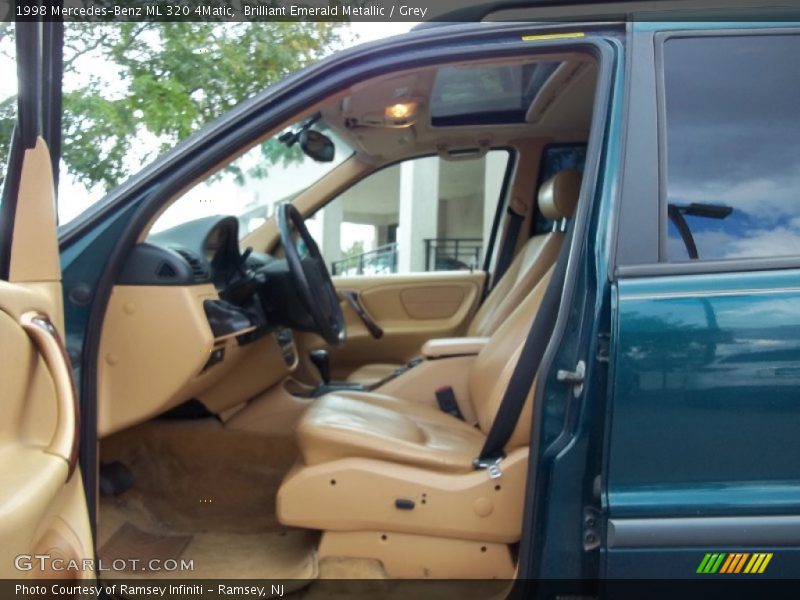 Brilliant Emerald Metallic / Grey 1998 Mercedes-Benz ML 320 4Matic