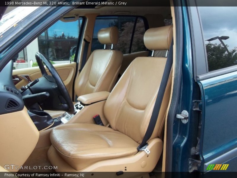 Brilliant Emerald Metallic / Grey 1998 Mercedes-Benz ML 320 4Matic