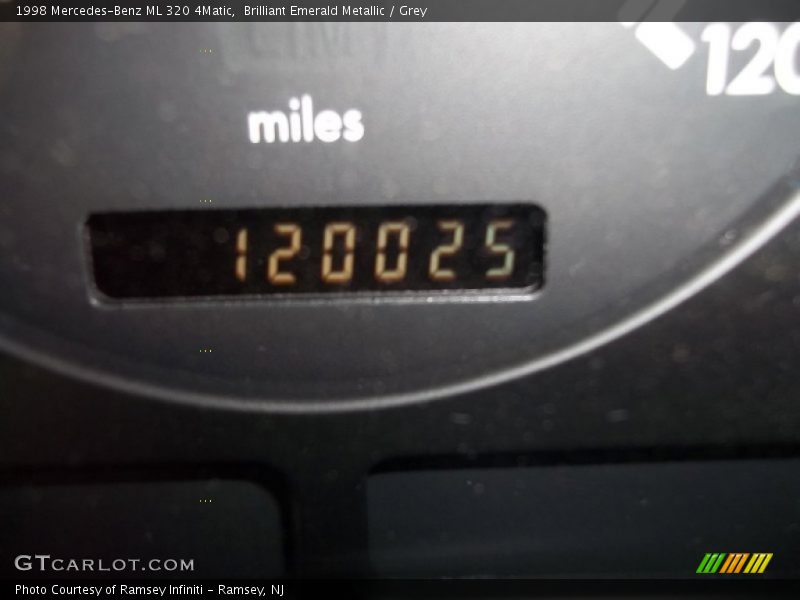 Brilliant Emerald Metallic / Grey 1998 Mercedes-Benz ML 320 4Matic