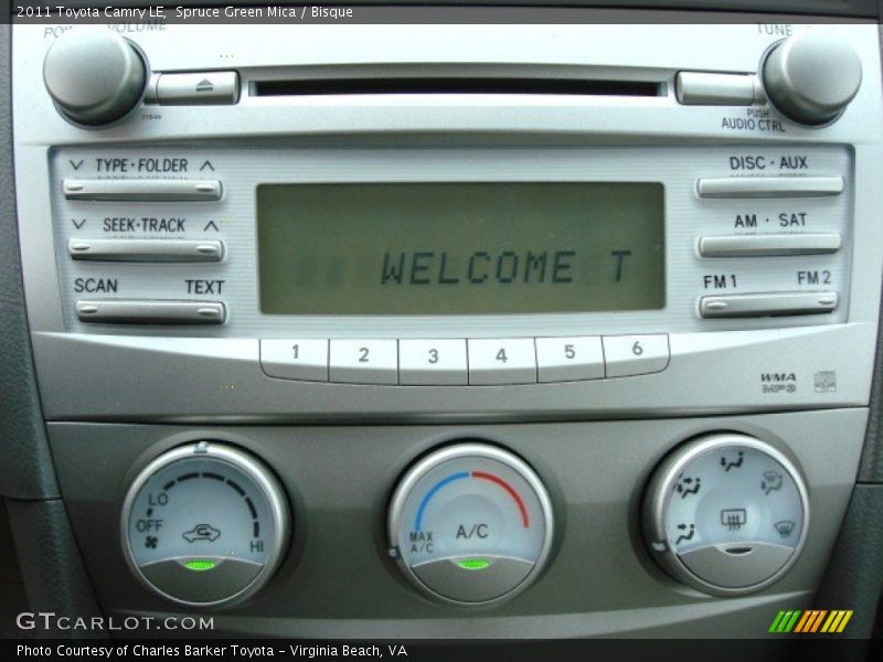 Spruce Green Mica / Bisque 2011 Toyota Camry LE