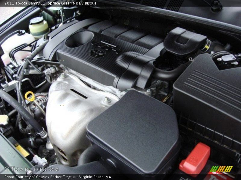 Spruce Green Mica / Bisque 2011 Toyota Camry LE