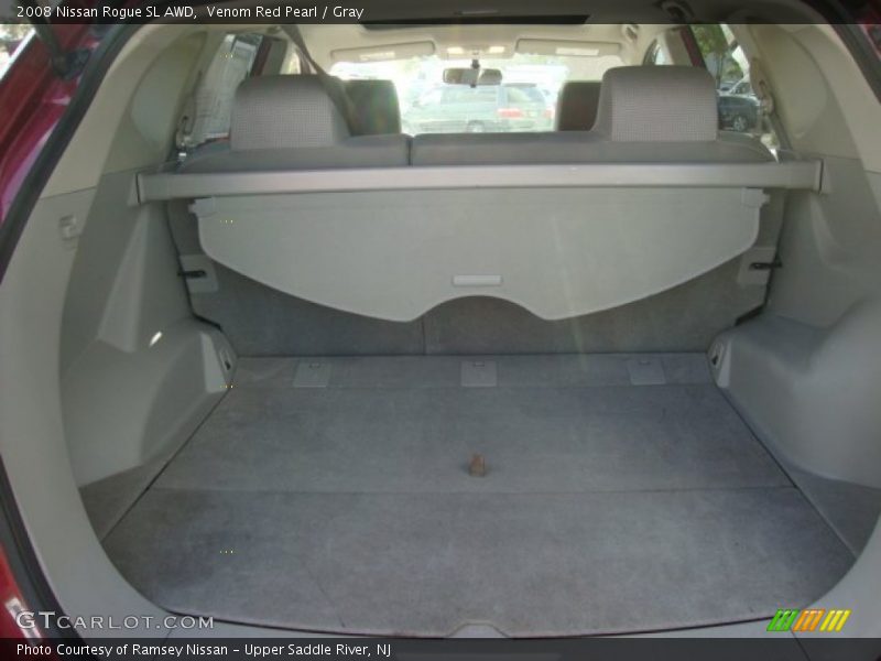 Venom Red Pearl / Gray 2008 Nissan Rogue SL AWD