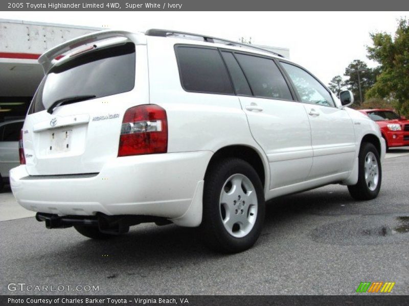 Super White / Ivory 2005 Toyota Highlander Limited 4WD