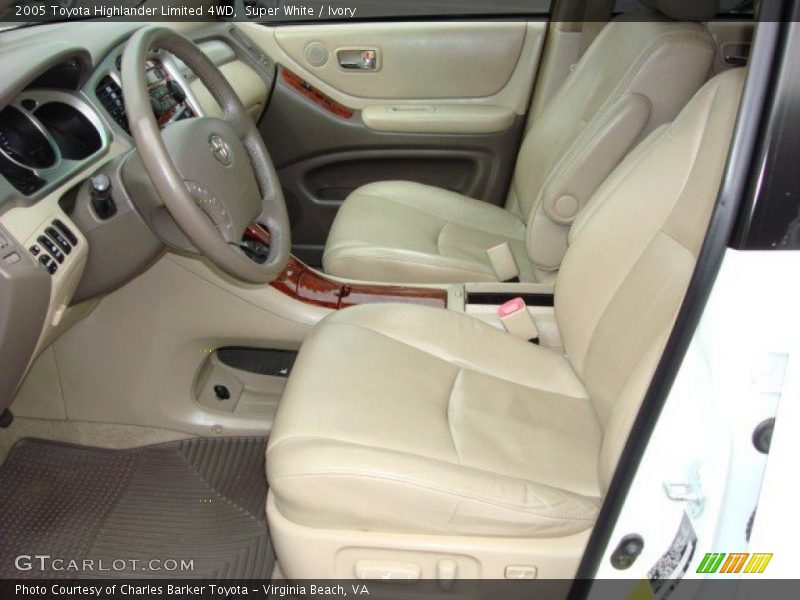 Super White / Ivory 2005 Toyota Highlander Limited 4WD