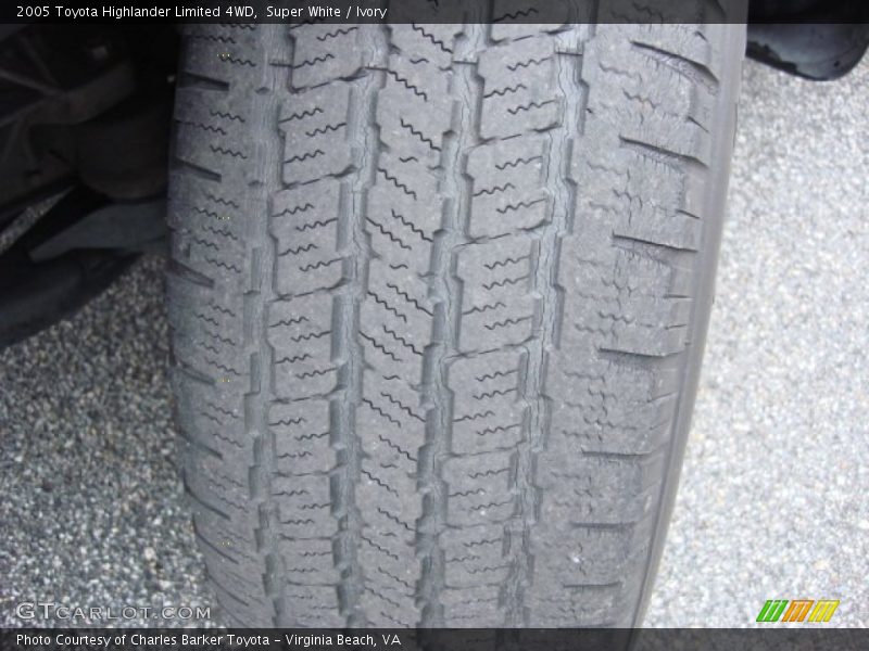 Super White / Ivory 2005 Toyota Highlander Limited 4WD