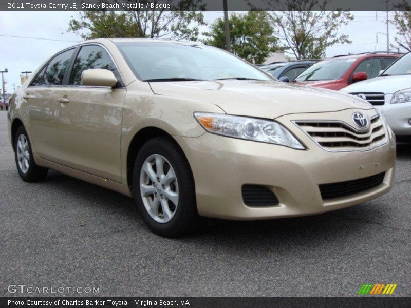 Sandy Beach Metallic / Bisque 2011 Toyota Camry LE