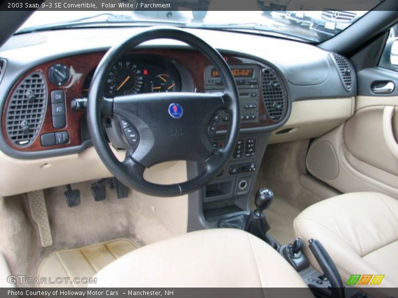  2003 9-3 SE Convertible Parchment Interior