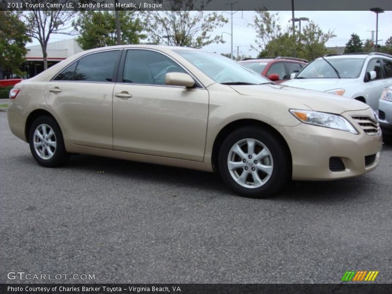 Sandy Beach Metallic / Bisque 2011 Toyota Camry LE