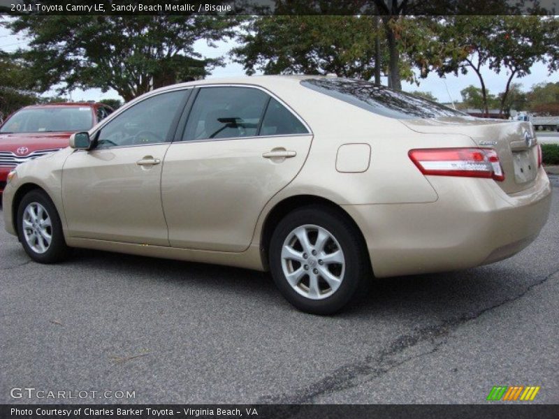 Sandy Beach Metallic / Bisque 2011 Toyota Camry LE