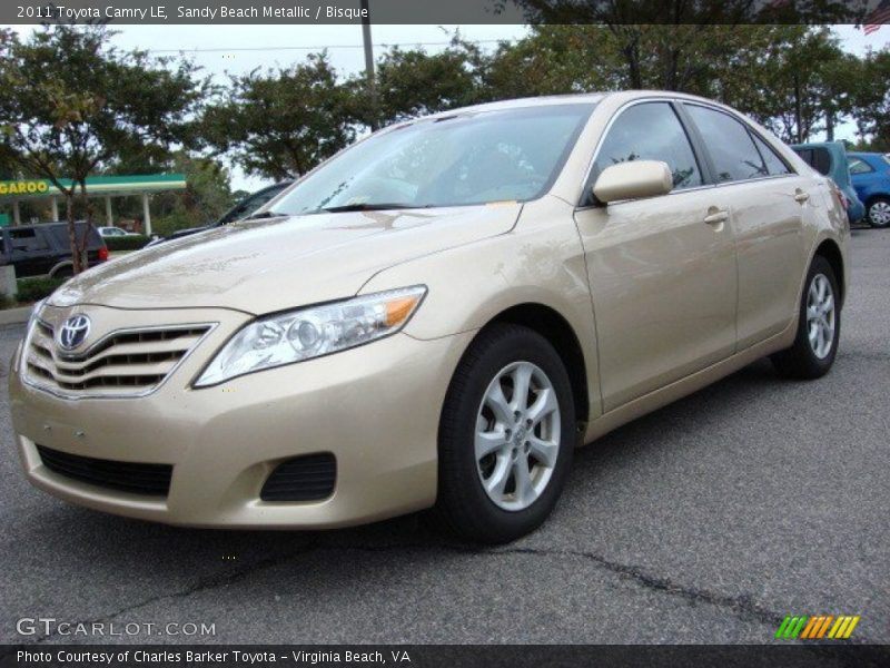 Sandy Beach Metallic / Bisque 2011 Toyota Camry LE