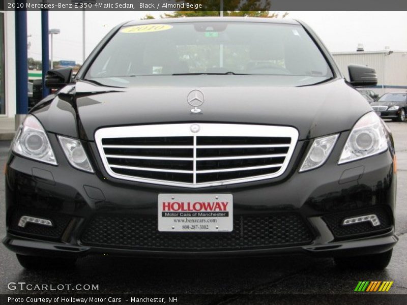 Black / Almond Beige 2010 Mercedes-Benz E 350 4Matic Sedan