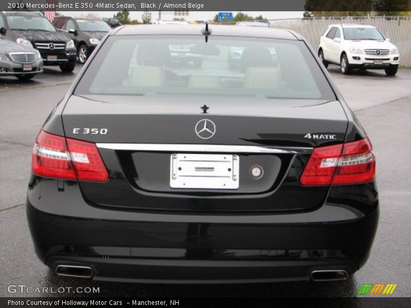 Black / Almond Beige 2010 Mercedes-Benz E 350 4Matic Sedan