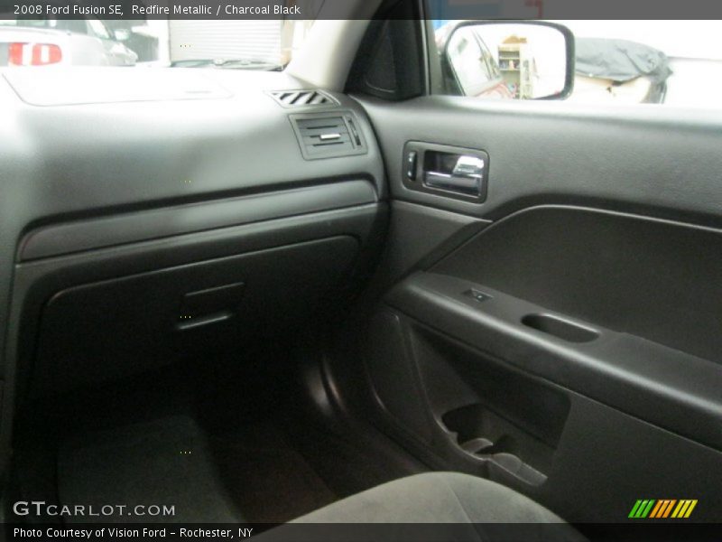 Redfire Metallic / Charcoal Black 2008 Ford Fusion SE