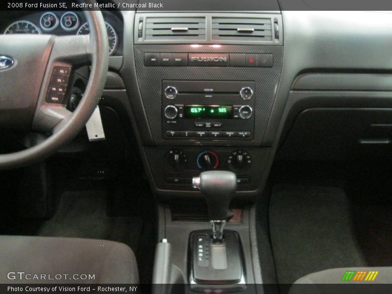 Redfire Metallic / Charcoal Black 2008 Ford Fusion SE