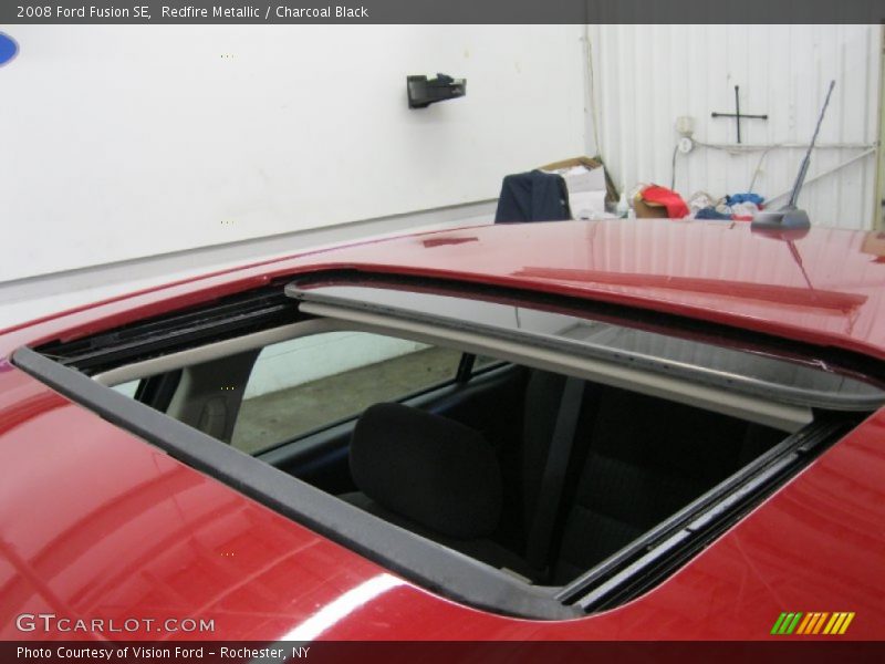 Redfire Metallic / Charcoal Black 2008 Ford Fusion SE