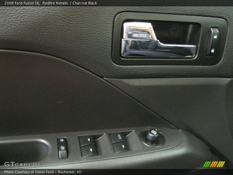 Redfire Metallic / Charcoal Black 2008 Ford Fusion SE