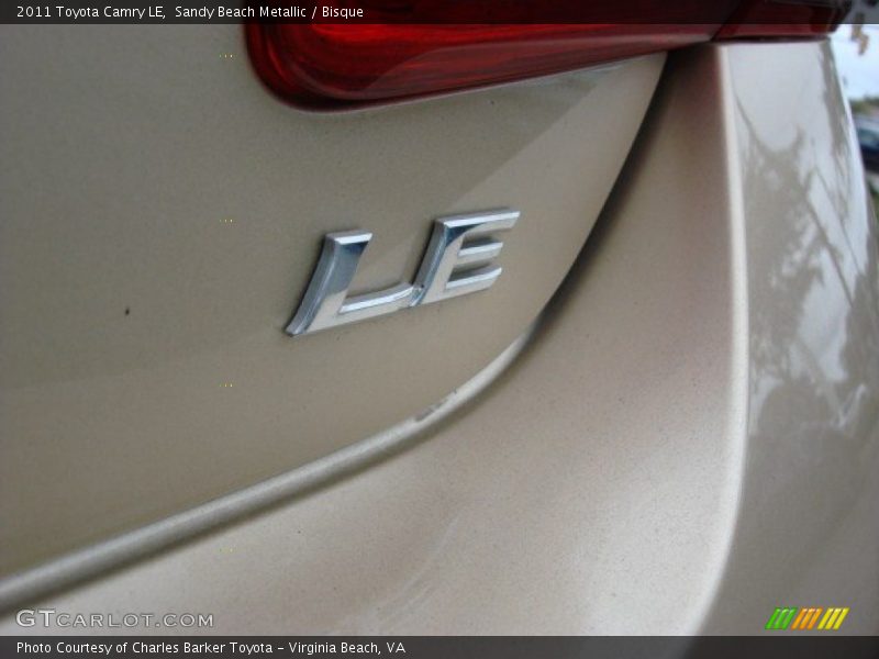 Sandy Beach Metallic / Bisque 2011 Toyota Camry LE