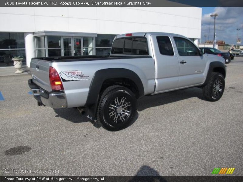 Silver Streak Mica / Graphite Gray 2008 Toyota Tacoma V6 TRD  Access Cab 4x4