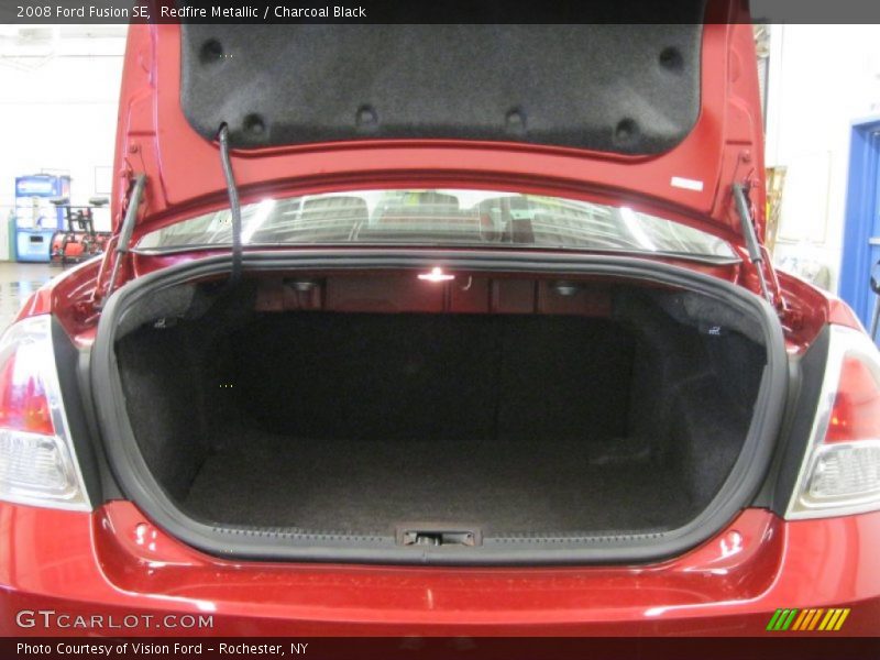Redfire Metallic / Charcoal Black 2008 Ford Fusion SE