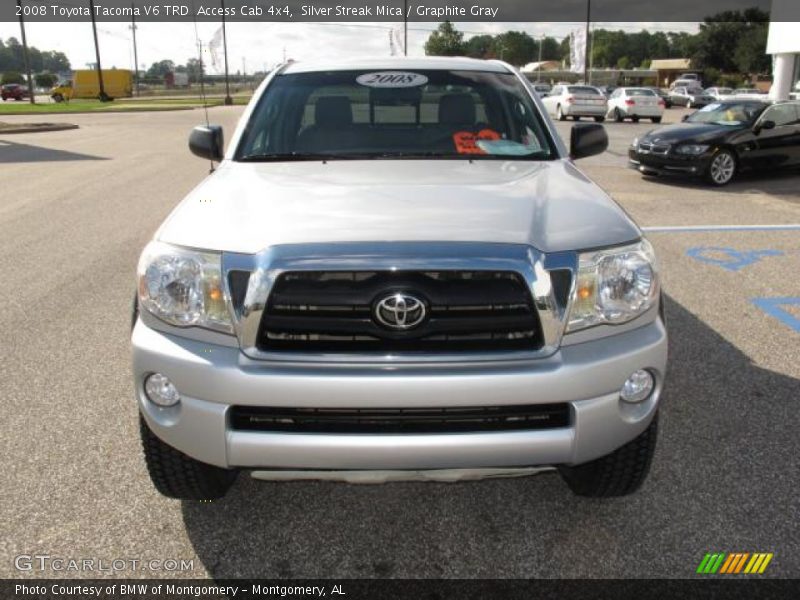 Silver Streak Mica / Graphite Gray 2008 Toyota Tacoma V6 TRD  Access Cab 4x4