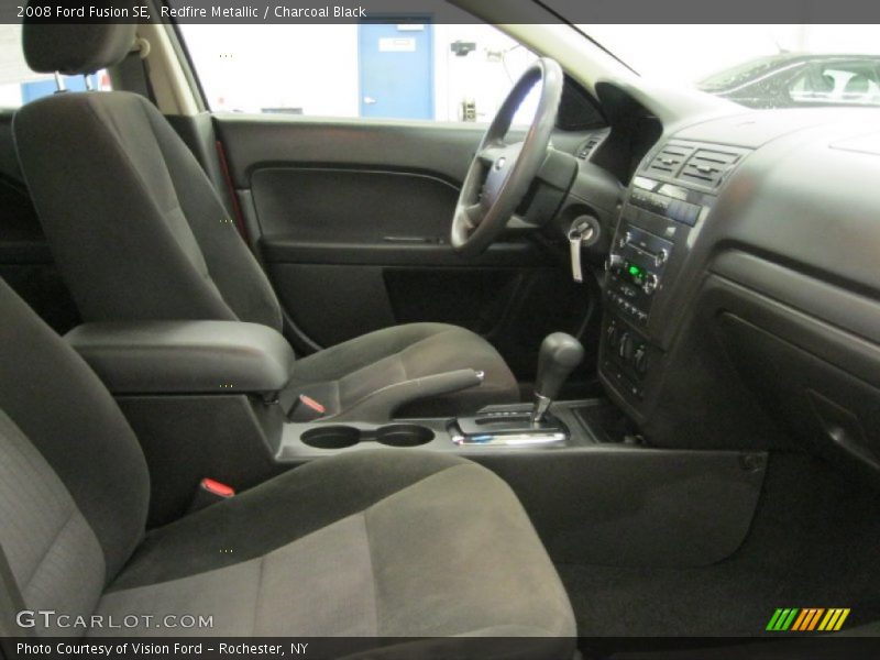 Redfire Metallic / Charcoal Black 2008 Ford Fusion SE