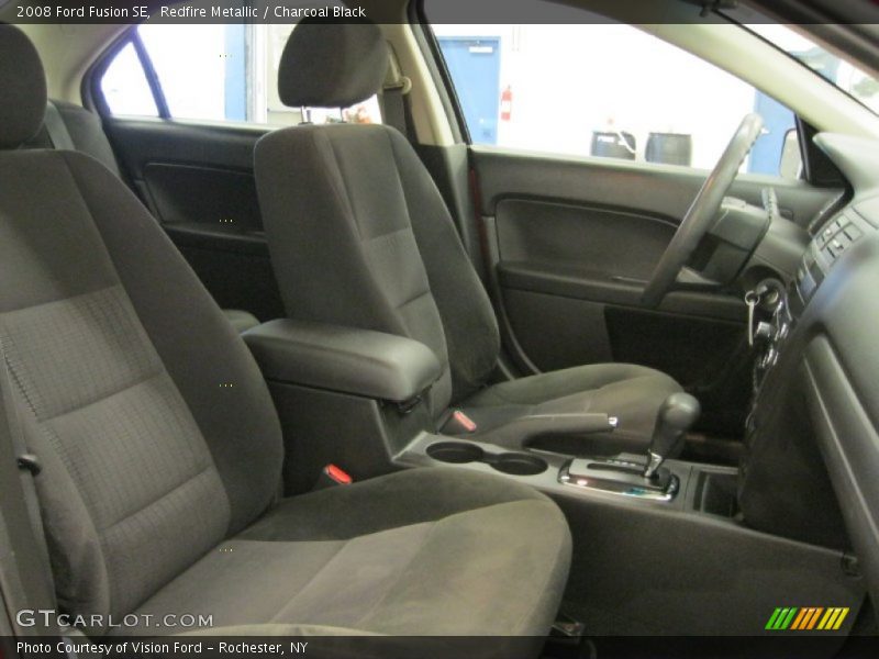 Redfire Metallic / Charcoal Black 2008 Ford Fusion SE