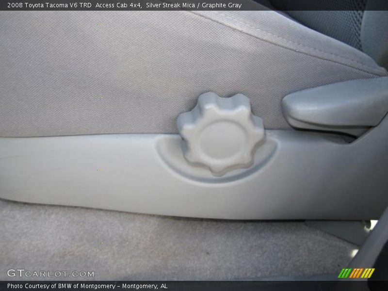 Silver Streak Mica / Graphite Gray 2008 Toyota Tacoma V6 TRD  Access Cab 4x4