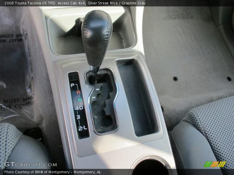 Silver Streak Mica / Graphite Gray 2008 Toyota Tacoma V6 TRD  Access Cab 4x4